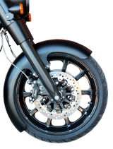 KLOCK WERKS Wrapper Front Fender - Black - Steel - 16"-19" KWF-04-0468