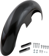 KLOCK WERKS Slicer Front Fender - Black - Steel - 21" KWF-04-0461
