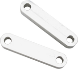 KLOCK WERKS Hugger Front Fender Mounting Blocks - For 21" Wheels - Chrome KWFS-02-0104-C