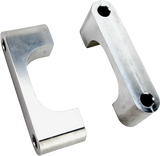 KLOCK WERKS Hugger Front Fender Mounting Blocks - For 21" Wheels - Satin KWFS-02-0106