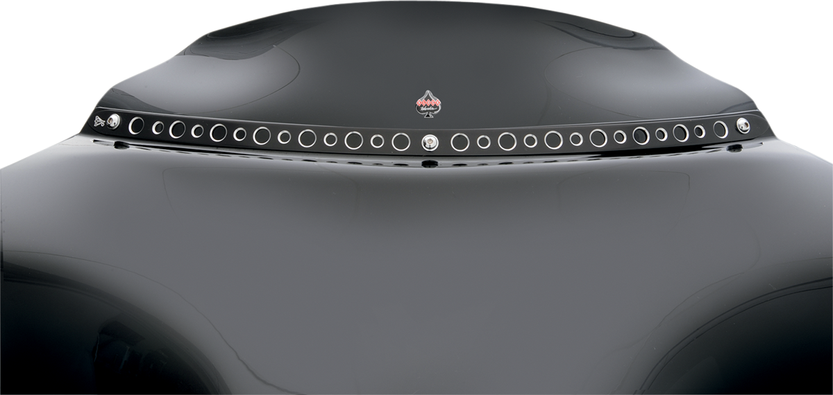 KLOCK WERKS Flare* Windshield - 3-1/2" - Black - '96-'13 FLHT KWW-01-0204