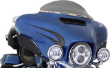 KLOCK WERKS Flare* Windshield - 5" - Dark Smoke - '14-'23 FLH KWW-01-0389