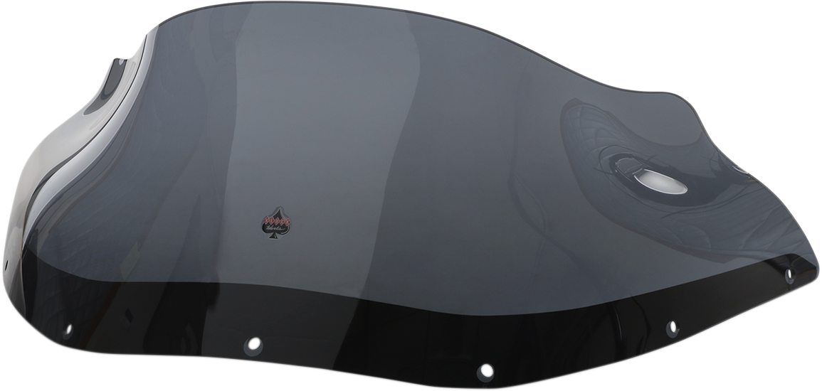 KLOCK WERKS Flare* Windshield - 9" - Dark Smoke - FXRP KWW-02-0500