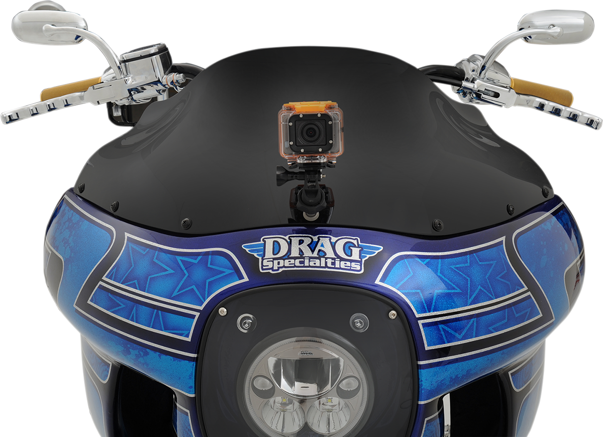 KLOCK WERKS Flare* Windshield - 9" - Black - FXRP KWW-02-0501