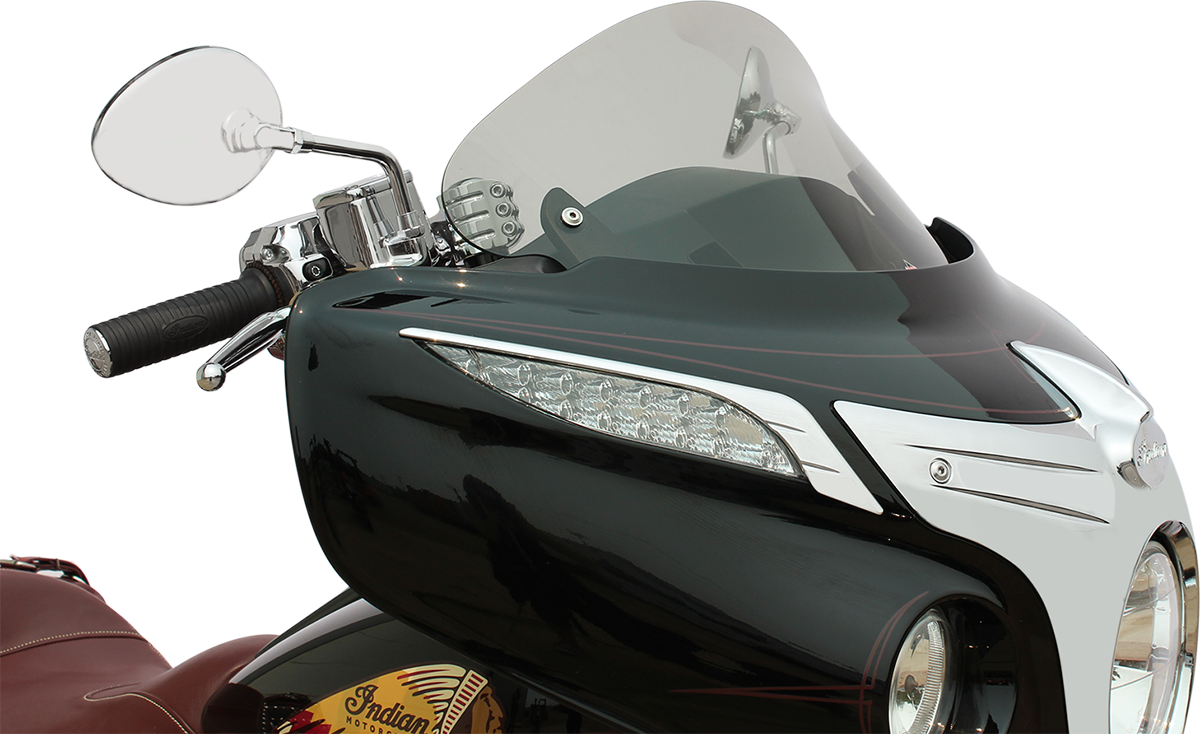 KLOCK WERKS Flare* Windshield - 10" - Short - Tinted - Chief KWW-04-0039