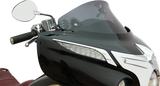 KLOCK WERKS Flare* Windshield - 10" - Short - Dark Smoke - Chief KWW-04-0040