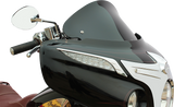 KLOCK WERKS Flare* Windshield - 10" - Short - Black - Chief KWW-04-0041