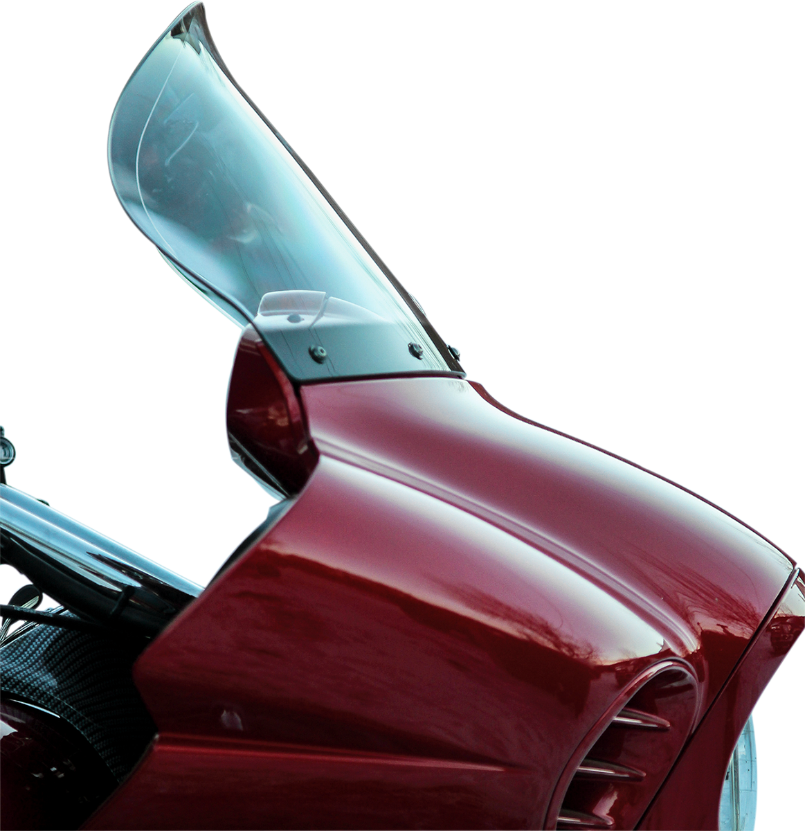 KLOCK WERKS Flare* Windshield - 12" - Clear - Vaquero KWW-06-0046