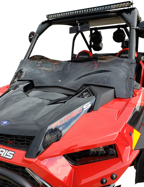 KLOCK WERKS Flare* Windshield - 9-3/4" - Dark Smoke - RZR KWW-05-0526