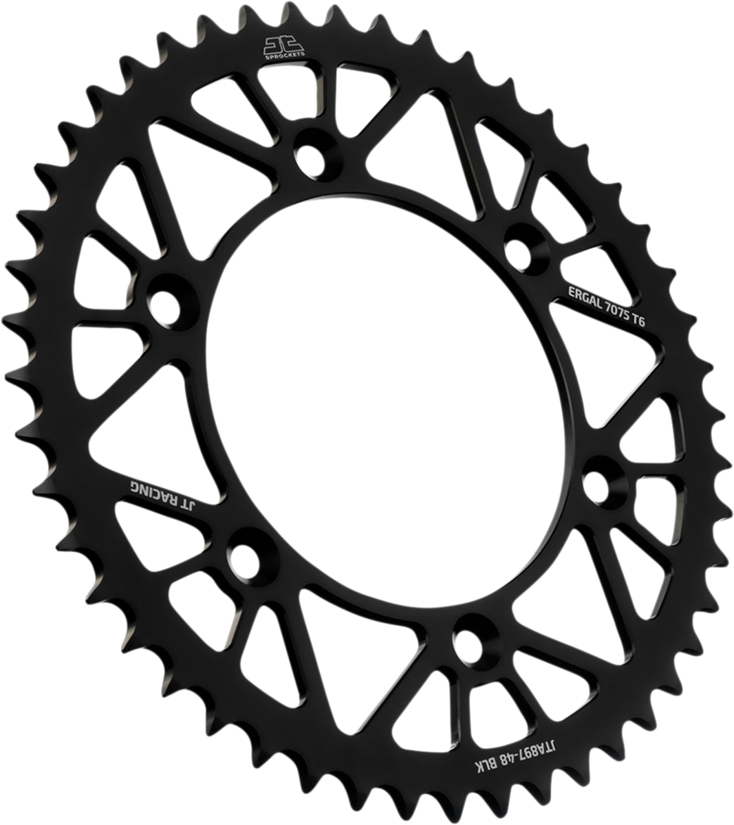 JT SPROCKETS JTA897.48BLK Rear Sprocket - Black - 48-Tooth | Adventure/Off-Road