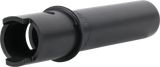 THRASHIN SUPPLY CO. Throttle Tube - Smooth - 1" - Touring TBW - Black TSC-2805-1