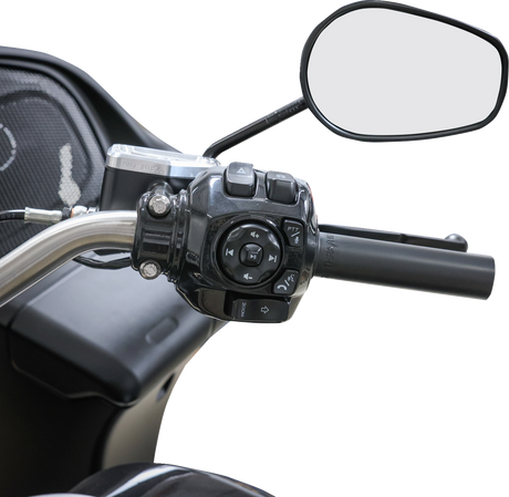THRASHIN SUPPLY CO. Throttle Tube - Smooth - 1" - Touring TBW - Black TSC-2805-1