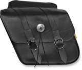WILLIE & MAX LUGGAGE Slant Compact Saddlebag - Black 58707-00