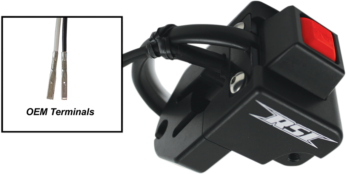 RACE SHOP INC. TB-9 Throttle Kill Switch for Ski Doo - Black