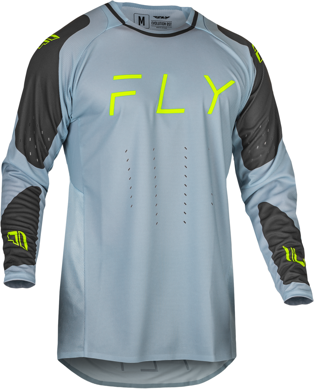 Evolution Dst Jersey Ice Grey/Char/Neon Green Xl - Cycle City Outdoors