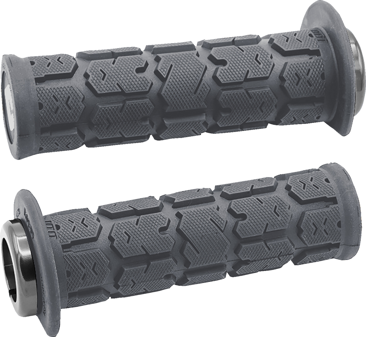 ODI Rogue 2.1 Lock-On Grips - ATV/PWC - Graphite/Silver J33RGH-S