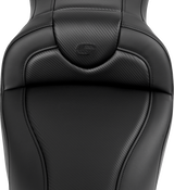 SADDLEMEN Roadsofa* Seat - without Backrest - Carbon Fiber - Black Stitch - 'FL '08-'19 808-07B-18500