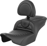 SADDLEMEN Roadsofa* Seat - with Backrest - Tuck-n-Roll - FLTR/FLHX '23-'24 823-07-202B0