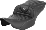 SADDLEMEN Roadsofa* Seat without Backrest - Tuck-n-Roll - Carbon Fiber - FLTR/FLHX '23-'24 - Part 823-07-20400