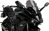 Puig Hi-Tech Parts 21341F Sport Windscreen - 16" - Dark Smoke - GSX-S1000 GT | Street