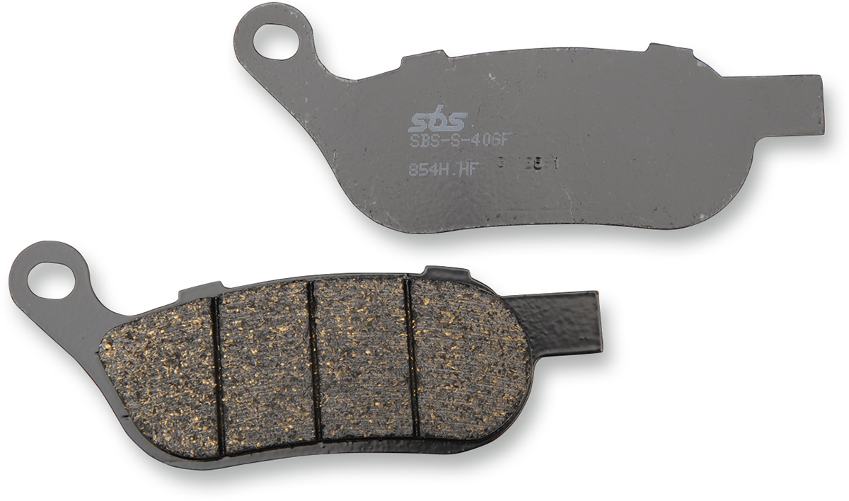 SBS Rear Brake Pads - 854H.HF (Harley-Davidson FLSTC Heritage Softail Classic / FLSTF Fat Boy / FLSTN Softail 2008–2017)
