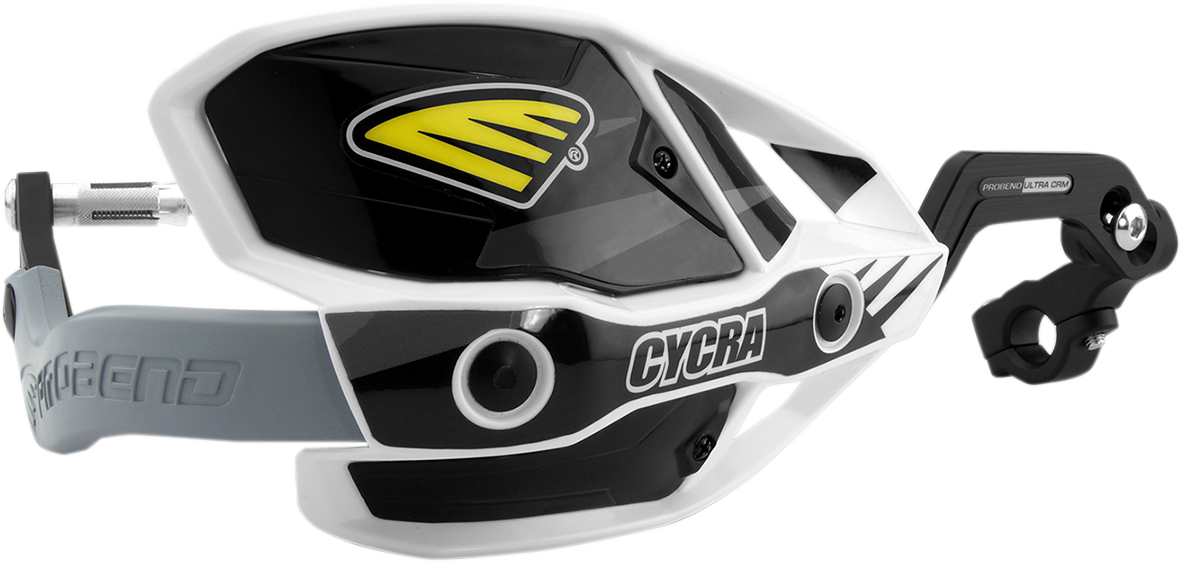 Cycra 1CYC-7407-12X 7/8" Ultra Probend CRM Wrap Around Handguards - White/Black | Off-Road