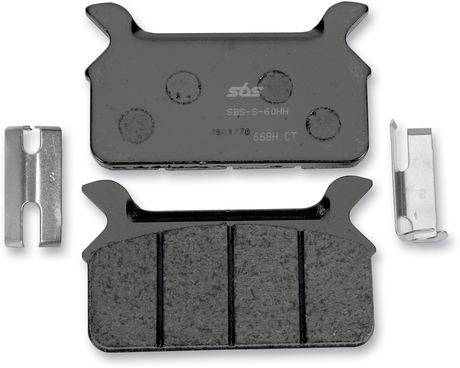 SBS Organic Base Rear Brake Pads - 668H.CT (Harley-Davidson FLHTC Electra Glide Classic / FLHTCU Electra Glide Ultra Classic / FLTC Tour Glide Classic 1986–1999)