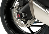 Puig Hi-Tech Parts 20149N Axle Sliders - Rear - Black - Pair - Suzuki | Street