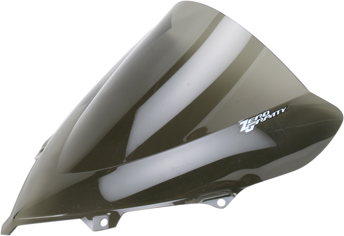 Zero Gravity 16-805-42 Double Bubble Windscreen - Smoke - K12/13 | Street
