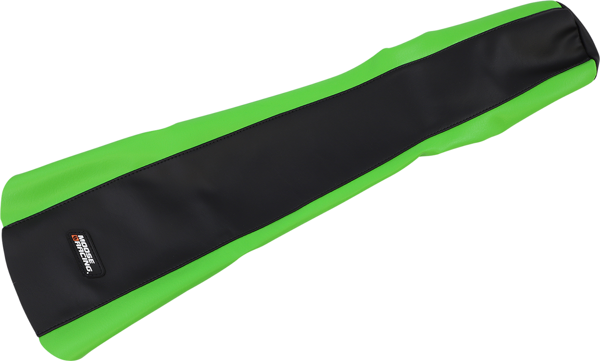 MOOSE OFFROAD 0821-3366 Seat Cover - Black/Green - Kawasaki | Off-Road