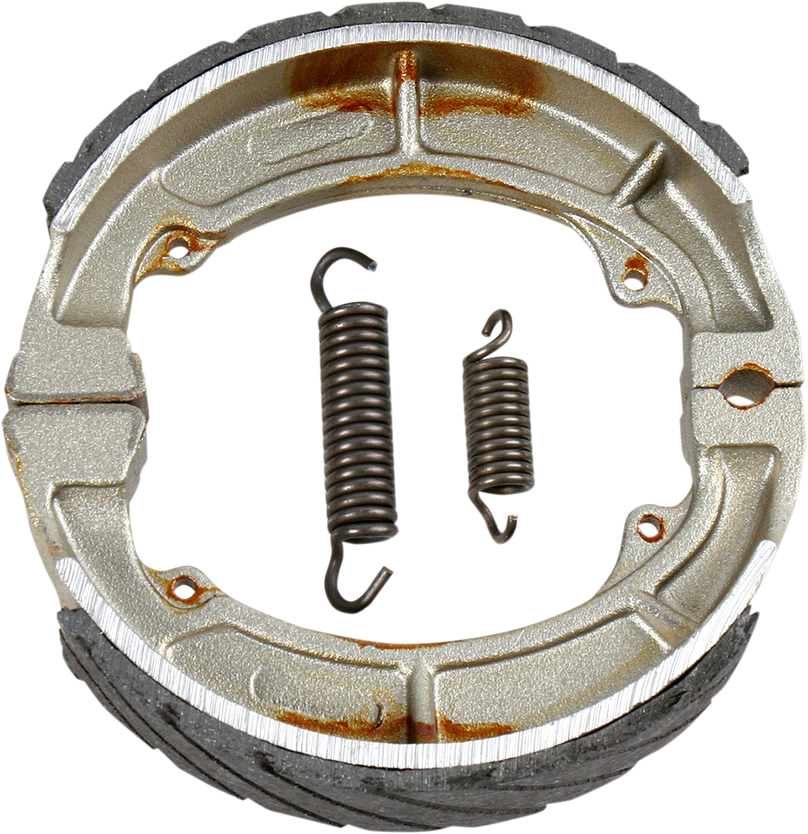 EBC "G" Grooved Organic Base Front Brake Shoes - 704G (Kawasaki KE125 / KX125 / KD125 1974–1999)