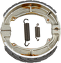 EBC "G" Grooved Organic Base Front Brake Shoes - 704G (Kawasaki KE125 / KX125 / KD125 1974–1999)