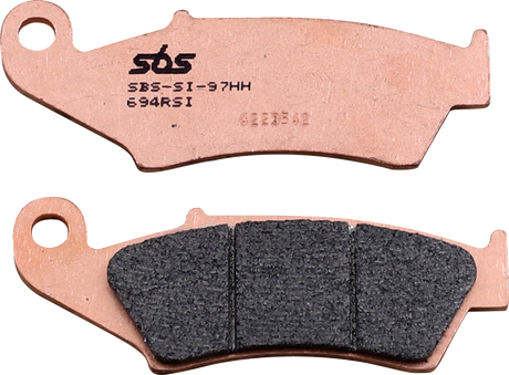 SBS Sintered Front Brake Pads - 694RSI (Honda / Gas Gas / Suzuki / Kawasaki / Yamaha / Beta 1984–2024)