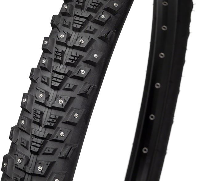 45NRTH Kahva Studded Winter Tire - 27.5x2.1 | 240 Carbide Steel Studs | 33 TPI