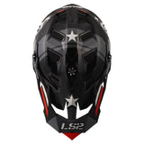 LS2 Subverter EVO Motocross Helmet | Trooper | Gloss Black/White | XS–3XL | 700-1251