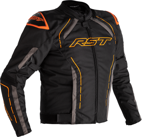 S1 Ce Jacket Blk/Gry/Neon Org Textile Lg