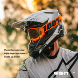 100% - Racecraft 2 - Goggles - Topo with Silver Mirror Lens