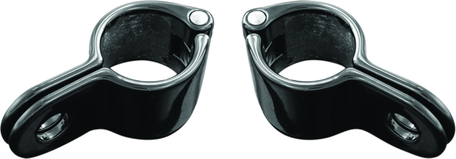 Kuryakyn Magnum Quick Clamp 1inch Gloss Black (Pair) - Cycle City Outdoors