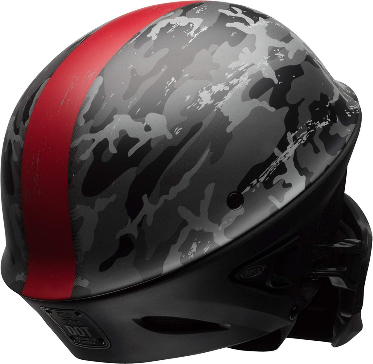 Bell - Rogue Half Helmet - Ghost Recon Camo - Black/Grey/Red - L