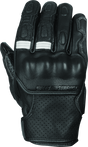 Speed and Strength Twist of Fate Leather Gloves Black/White - Small - Cycle City Outdoors