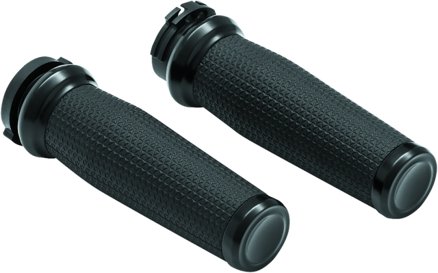 Kuryakyn Thresher Grips Dual Cable Black - Cycle City Outdoors