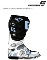 GAERNE SG-12 Le Boots Black/White/Carolina Blue Size 10
