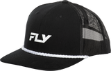 Fly Trucker Hat Black