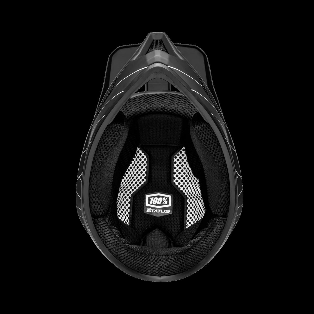 100% - Status Essential Black Full Face Helmet