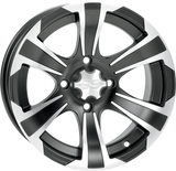 ITP Wheel - SS312 - Front - Black Machined - 14x6 - 4/156 - 4+2 1428448536B