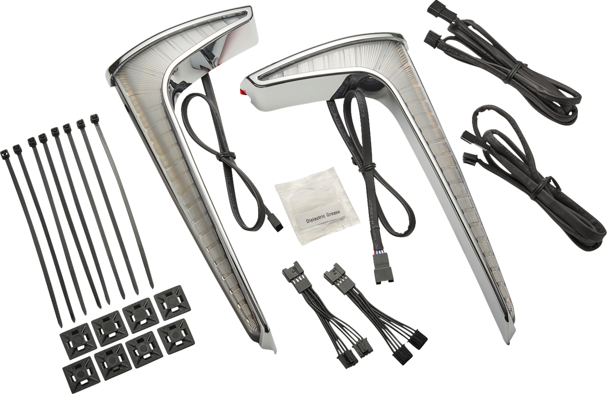 CIRO Lights - Lower Fairing - Chrome - Indian 46800