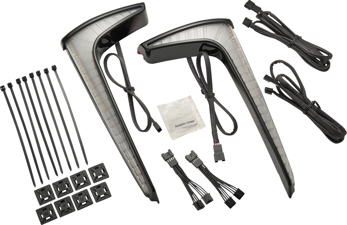 CIRO Lights - Lower Fairing - Black - Indian 46801