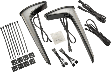 CIRO Lights - Lower Fairing - Black - Indian 46801