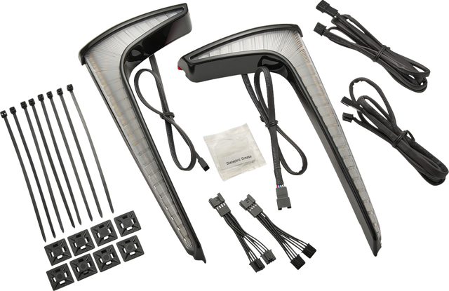 CIRO Lights - Lower Fairing - Black - Indian 46801