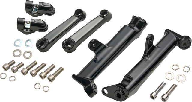 CIRO Frame Mounted Adjustable Highway Peg Mount - Standard - Black 60121